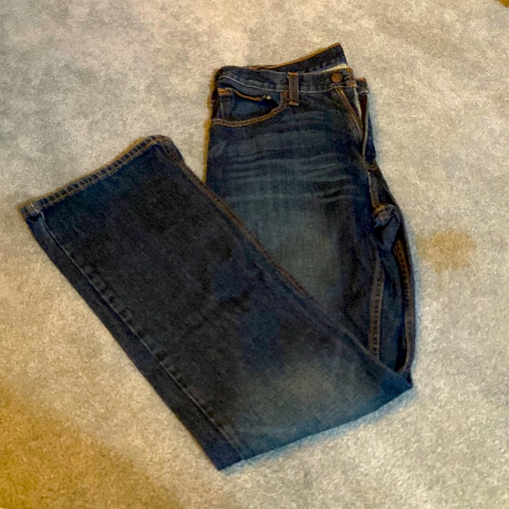 Mens Arizona Jean Co. blue jeans, original bootcut, size 32x32